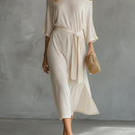 Women's Casual Comfortable Off-shoulder Dress
