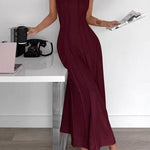 Women's Pleated Casual Simple Dress