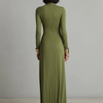Elegant V-neck Stretchy Vacation Maxi Dress