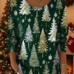 Tiffany Blue Dream Christmas Crew Neck Sweater