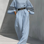 Loose And Comfortable Linen And Cotton Jumpsuit