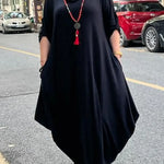Women's Cozy Loose Long-sleeved Dress