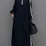 Women's Loose Casual Stylish Long Cotton Dress