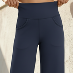 Cozy Travel Office Casual Elastic Wide-leg Pants