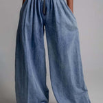 Women's Casual High-waist Zipper Jogger Jeans