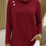 Women's Cozy High-neck Stretch Top