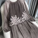 Women's Floral Print Casual Long-Sleeved Dress