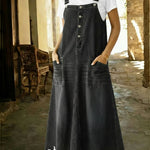 Women's Casual Sleeveless Cotton Denim Dress