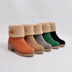 Cl��mence | Mid-Height Wool Boots