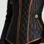 Mandy | Diamond-quilted Padded Jacket
