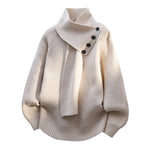 Arlena | Cozy Scarf Neck Sweater
