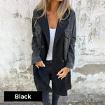 ELORA��� - Two-Tone Denim Trench