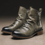 Nico Leather Zip Boot