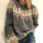 Samantha | Retro Icelandic Knit Sweater