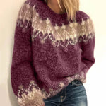 Samantha | Retro Icelandic Knit Sweater